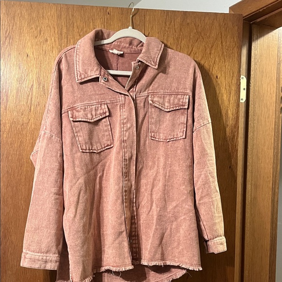 1.4.3. Story by Line Up Pink Denim Shirt - Picture 1 of 1